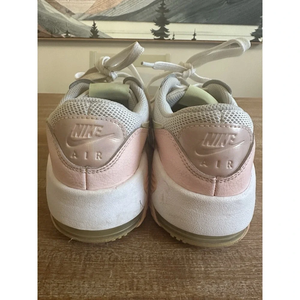 Nike Air Max Pink‎ White Shoes Girls Kids Casual Everyday Sz 6 Youth GOOD CW5829